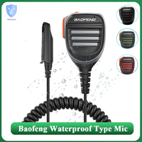 Baofeng Microphone UV-68 Pro Max V2 Walkie Talkie Waterproof PTT Speaker Mic for UV-9R Pro UV S22 UV-98 BF 9700 GT 3WP Ham Radio