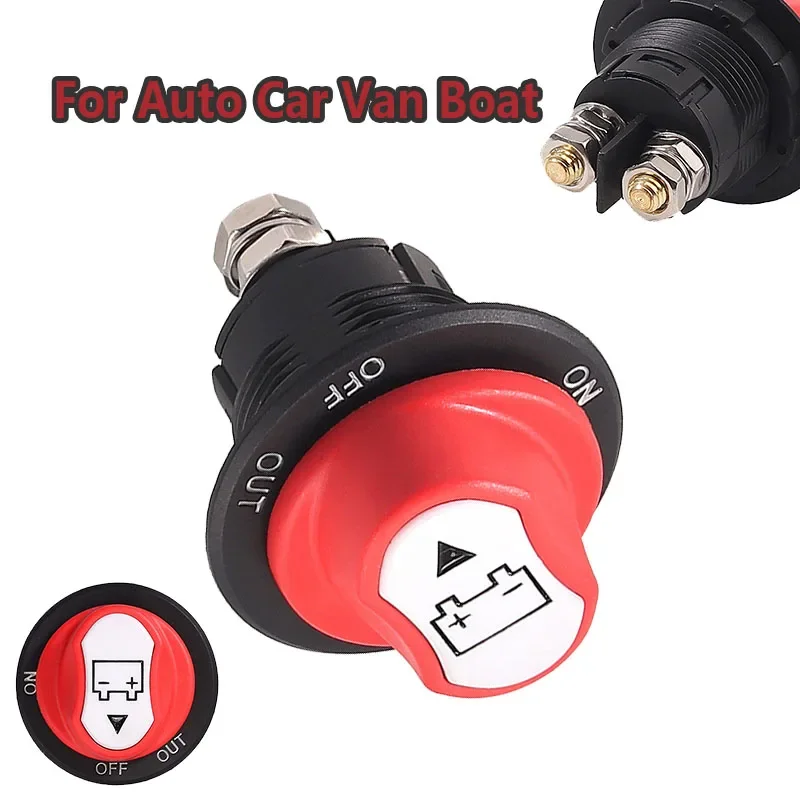 100A Battery Isolator Master Switch On Off 12V-32V Waterproof For Car Van Boat Marine RV Disconnect Protection Accessories Power
