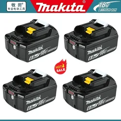 DHL Ship Makita 18V 6.0Ah Rechargeable Battery ,For Makita BL1830 BL1830B BL1840 BL1840B BL1850 BL1850B Power Tools Battery
