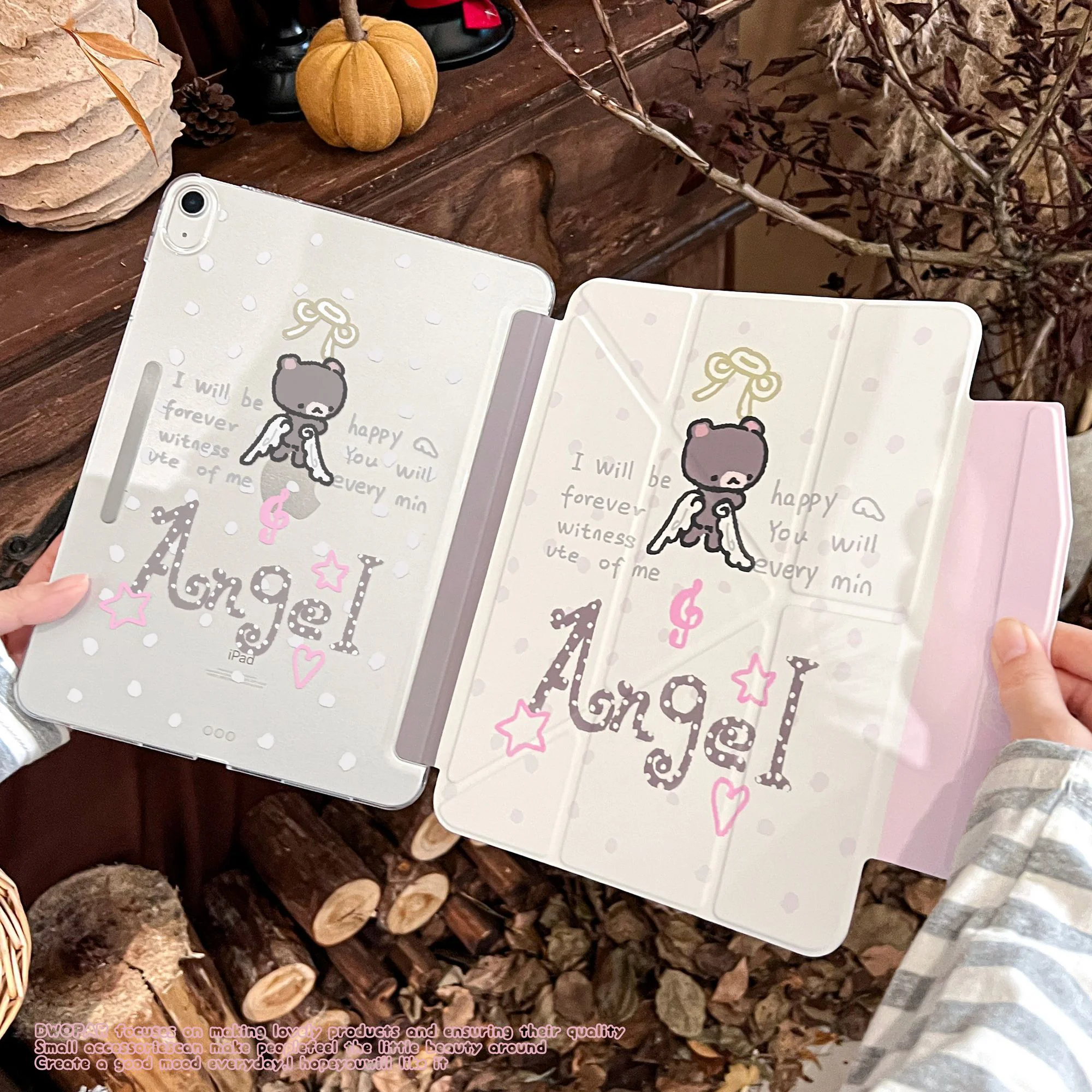 

Новый чехол Korean Angel Bear для планшетов iPad Pro 11, 12.9, 13 (M4, M5), 9.7, 10.2 (5/6/7/8/9/10/11 поколений), Mini, Air 3, 4, 5, 6, 7