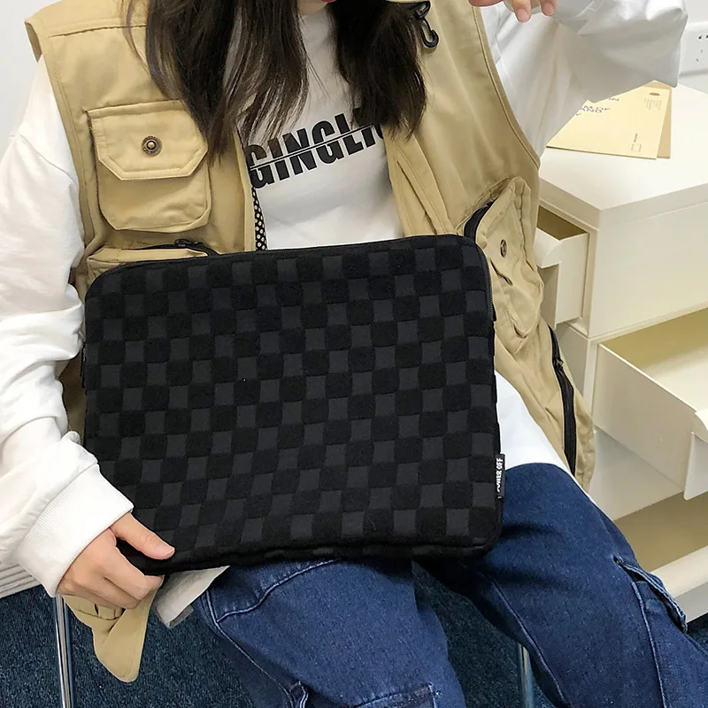 Korean Version Laptop Case 13.3 13.6 14 Inch For Macbook Dell HP Samsung Lenovo Ipad 9.7 10.2 10.5 10.9 11Tablet Liner Bag