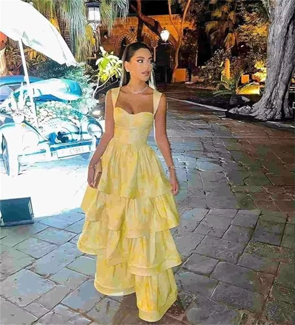 فستان حفلة موسيقية من الساتان المتدرج مخصص على شكل قلب مشد طويل فساتين سهرة رسمية على شكل حرف A أشرطة سباغيتي فساتين وصيفة العروس