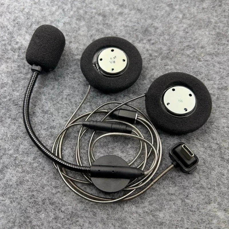For Vimoto V10S V10X XR Upgraded HiFi Deep Bass Motorcycle Helmet Headphone Speaker Replacement Parts Customizable Earphones