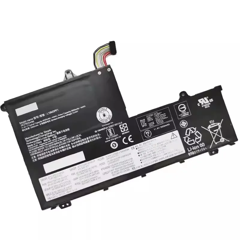 

11.4V 45Wh L19M3PF1 Laptop Battery for Lenovo ThinkBook 14-IML 15-IML 14-IIL 15-IIL Series L19L3PF1 L19C3PF0 L19L3PF8 L19C3PF9