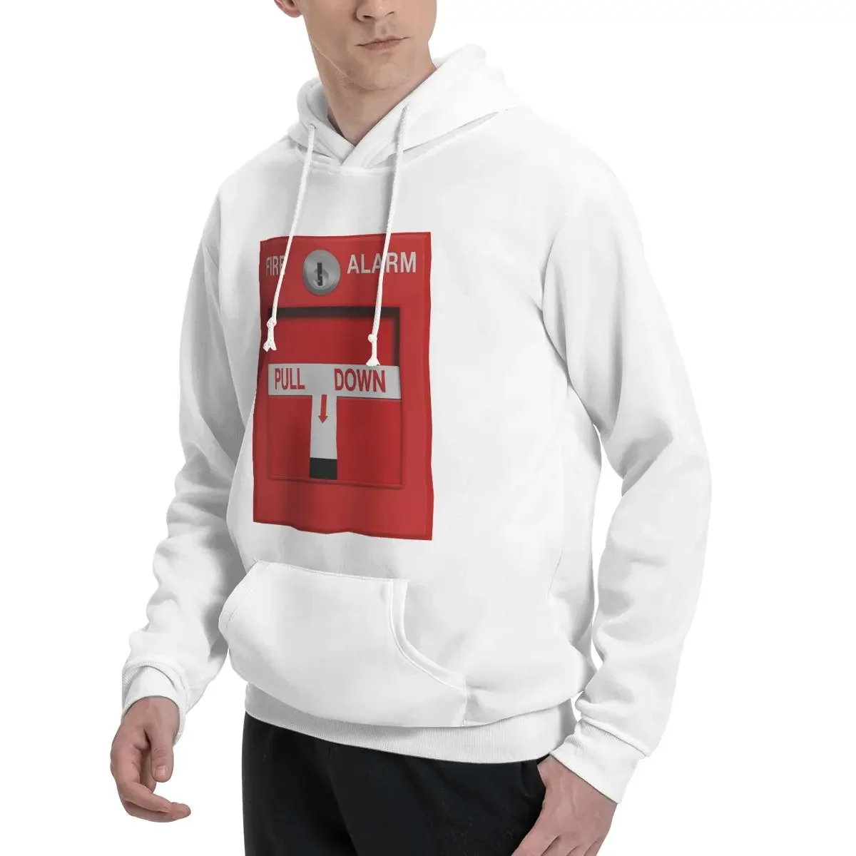 Fire Alarm Pull Station Hoodies Men's Women Casual Pullover Sweatshirts Hip Hop Long Sleeve Hooded Autumn Winter