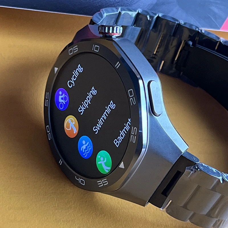 GT5 PRO Смарт-часы Мужские часы 5 Pro AMOLED Экран BT Вызов GPS Траектория Пульсометр Компас 3 АТМ Водонепроницаемые SmartWatch 2025 Новый