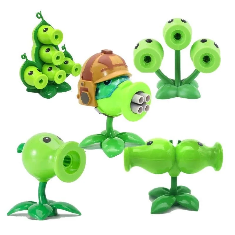 New Plants Vs Zombies Toys Peashoote Chomper Sunflower Gargantuar Dr. Zomboss Yeti Zombie Vs Plants Figurines Kids Birthday Gift