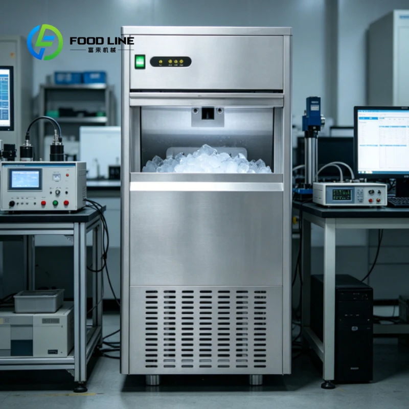 Customized 150kg Per Day Flake Ice Machine, Commercial Stainless Steel Snowflake Maker for Lab & Seafood Market