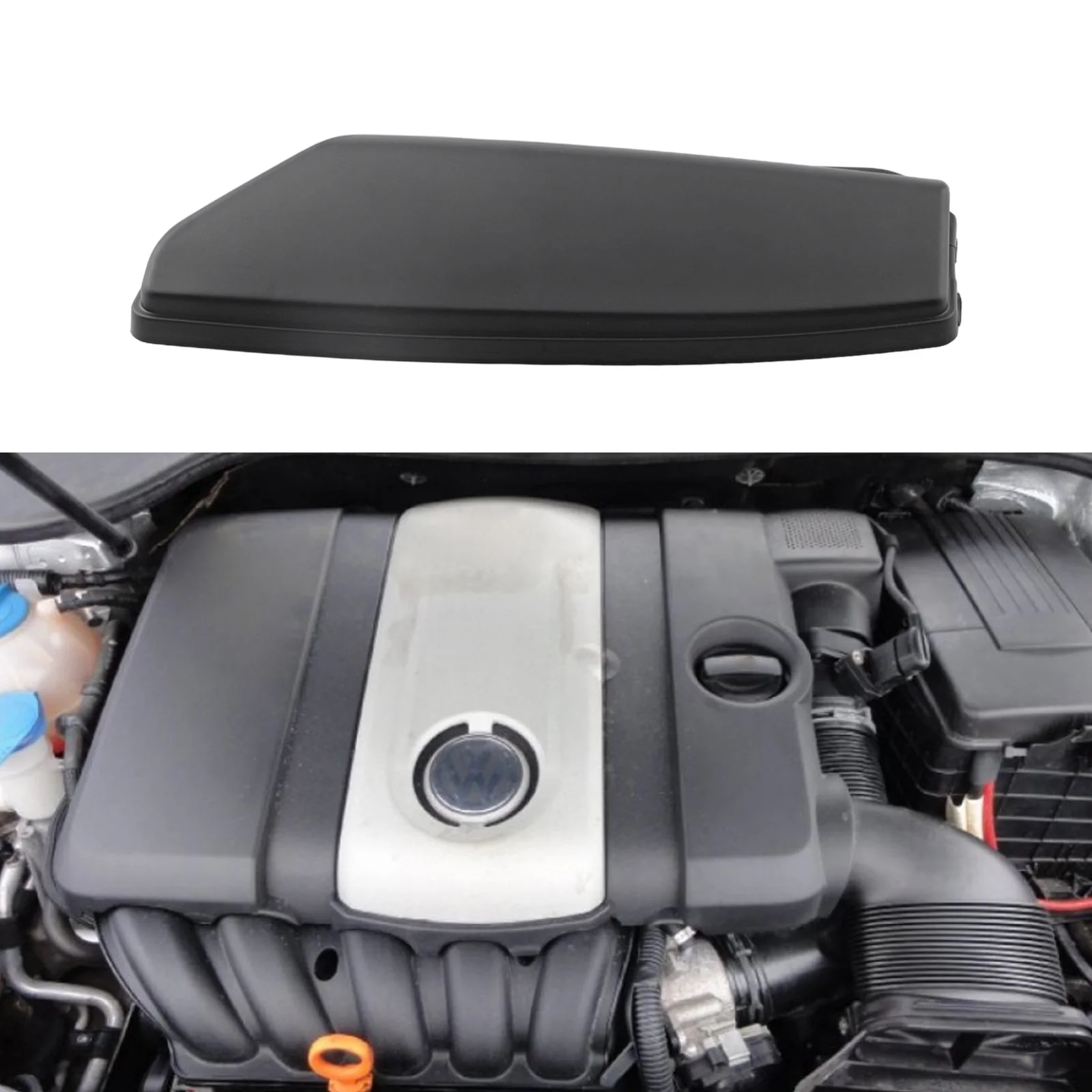 Air Intake Inlet Duct Cover 1K0805965C For Jetta For Golf For Beetle For Passat For A3 Black ABS Engine Guard