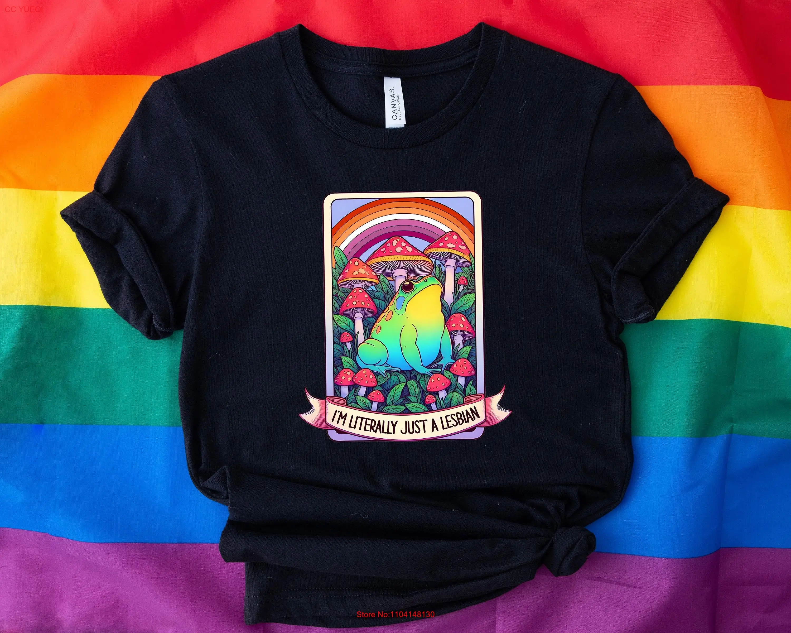 

Футболка «Я литературно просто лесбийской гордости» Забавная феминистская футболка с длинными или короткими рукавами «Я буквально месяц»