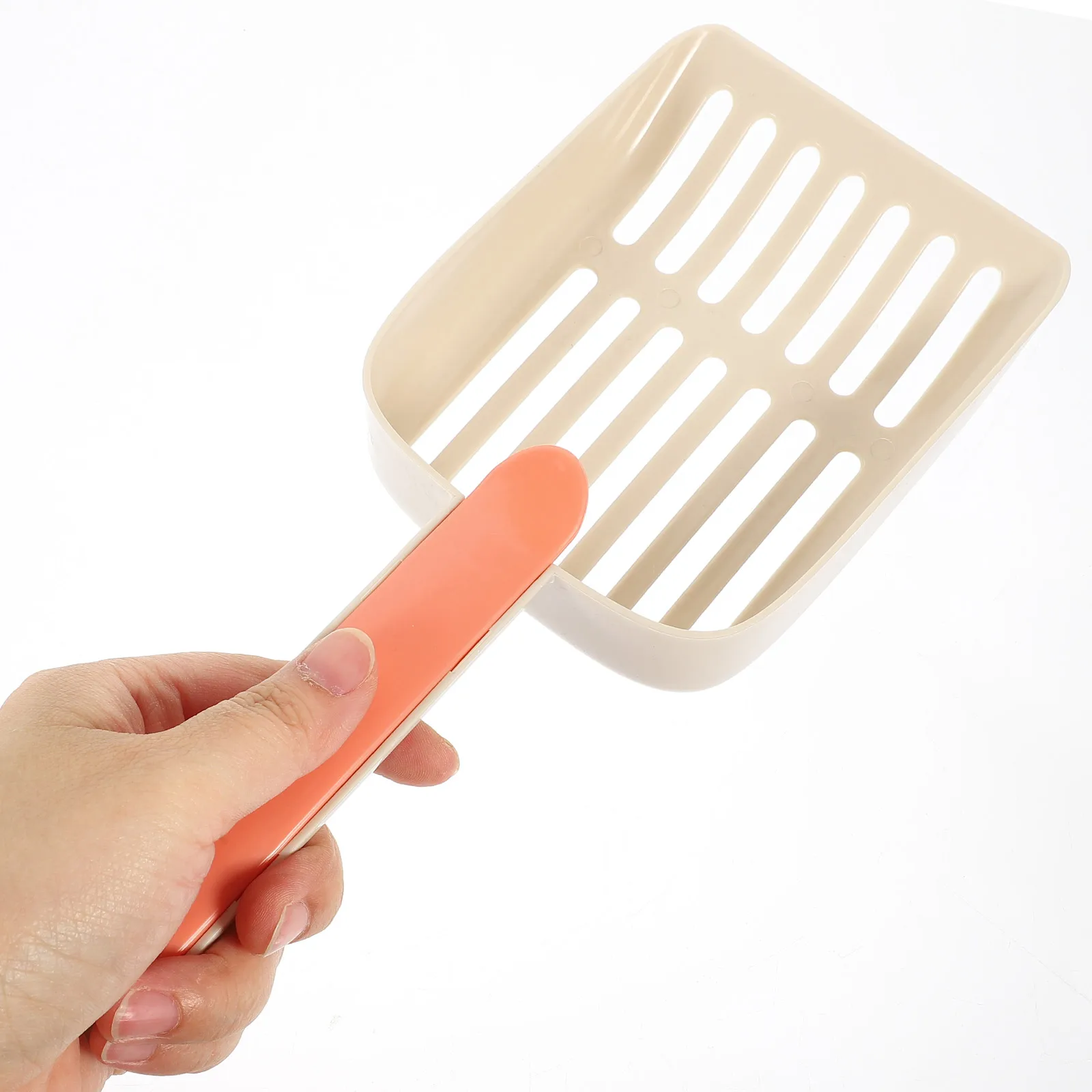 

Cat Litter Box Semi-Enclosed Design Pet Supply Anti-Splash Practical Durable Long Lasting Use for Cats Kittens Potty Training