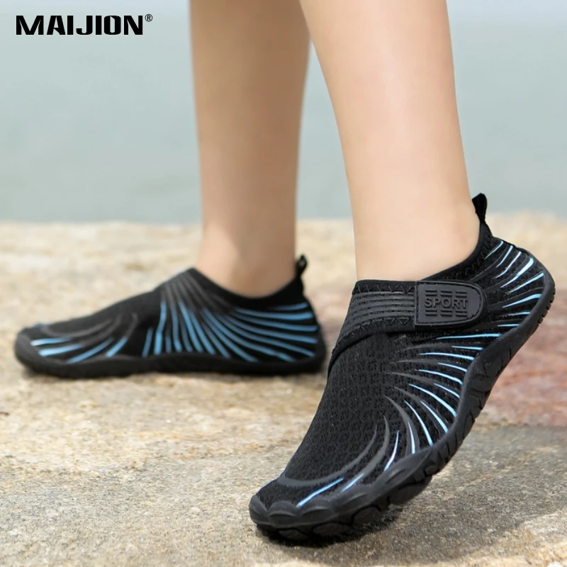 

Outdoor Men's Wading Sneakers Women Quick Dry Water Sport Shoes Seaside Barefoot Breathable Aqua Shoes Upstream Walking Footwear