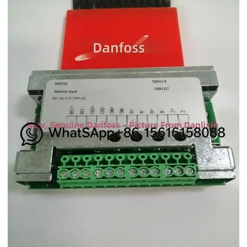 130B1227 Danfoss Inverter Resolver Card MCB103 Original New Replacement Part for VFD Drive Control Board Module 130B1227