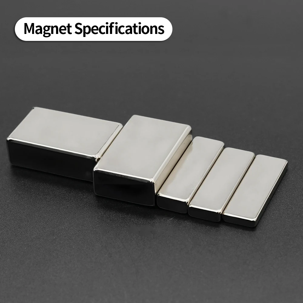 30x10x2/3/4/5 mm Leistungsstarker Neodym-Magnet N35 NdfeB Permanentmagnetblock Superstarker Kühlschrankmagnet DIY – Detail 5