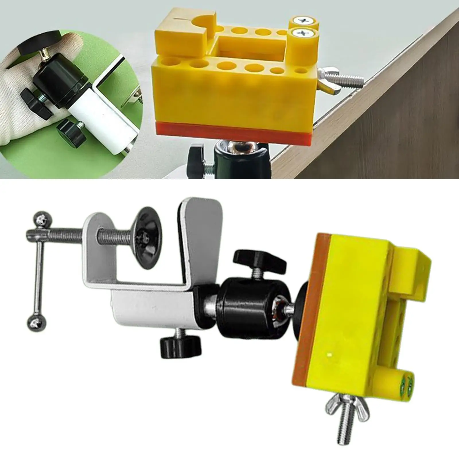 Drill Press Vice Back Cover Holder Portable Adjustable Mobile Fixed Clamp Workholding Device for Fixing Small Part Watchmaker