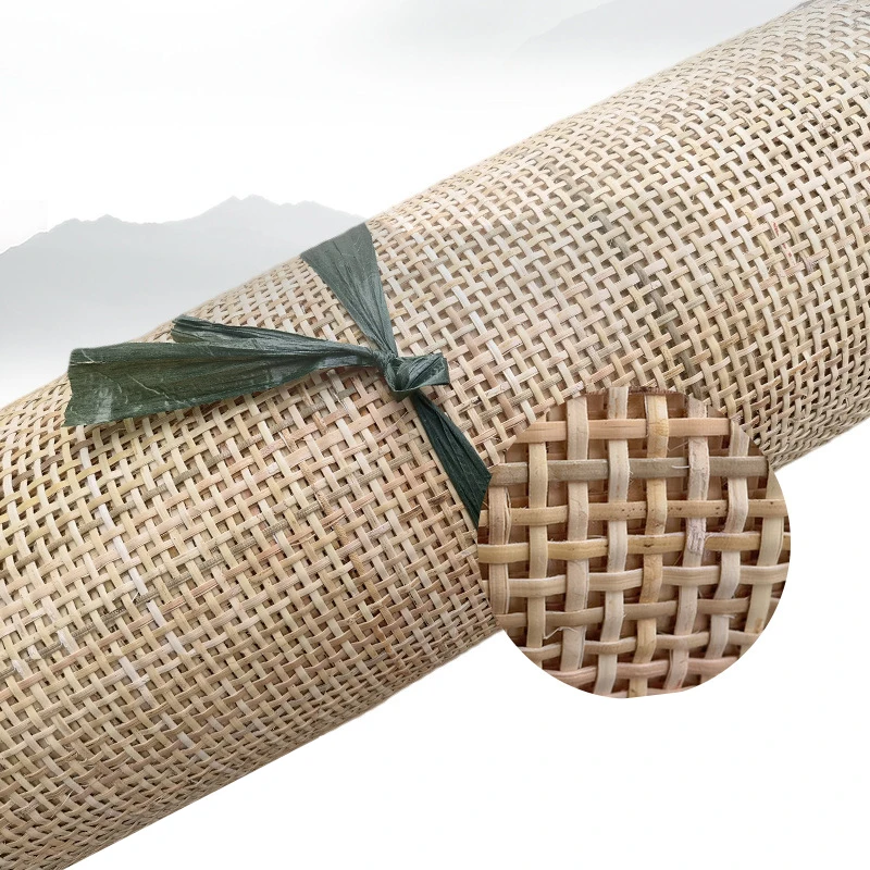 50-2M Long Natural Real Indonesia Rattan Roll Sheet Cane Webbing Roll Chair Table Furniture Repair Material Diy Handmade Weaving