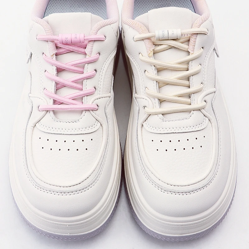 الأربطة المرنة دون العلاقات مشبك معدني رباط الحذاء أحذية رياضية حذاء مسطح لا ربطة أربطة الحذاء الاطفال الكبار إكسسوارات الأحذية 1 زوج/2 زوج