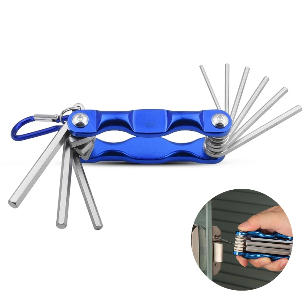 

Keys Wrench Folding Screwdriver Universal Hardware Hand Tools Fixed Hex Wrench