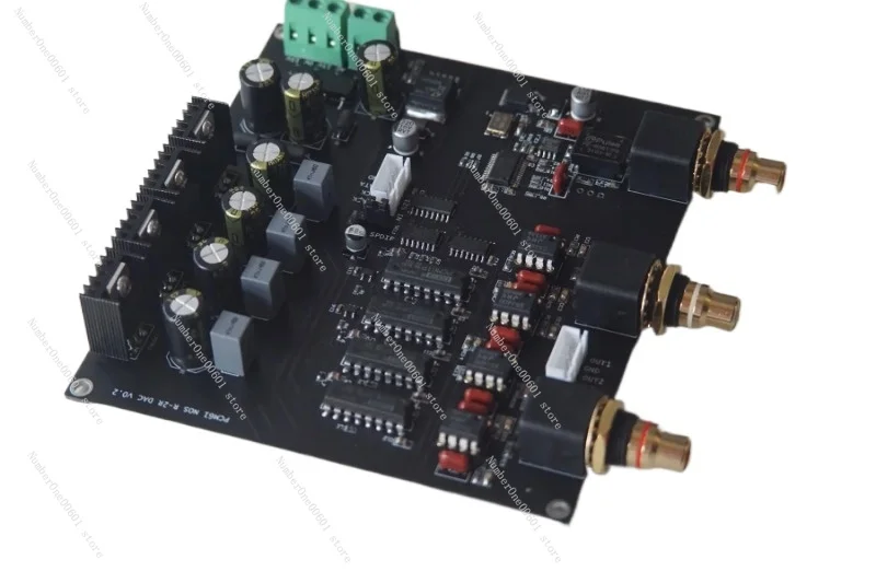 

For HIFI R2R DAC PCM61 four-parallel differential design vinyl style decoder board