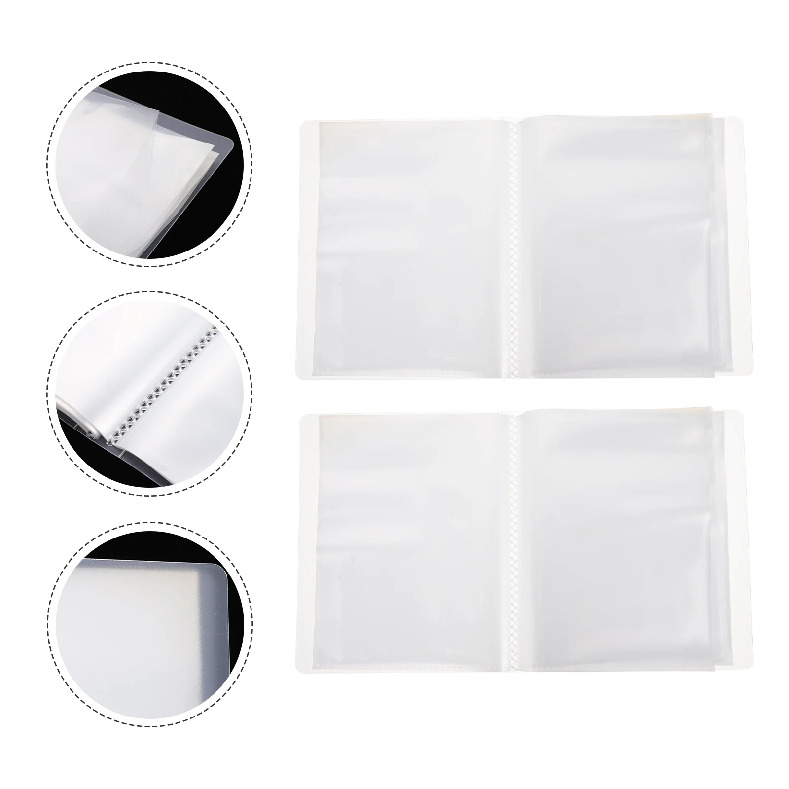 

4pcs Portable A6 File Folders Frosted Shell Multi-Layer Document Folder For Receipts Tickets Coupons Storage Lightweight