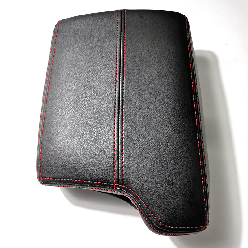 Microfiber Leather Armrest Cover For Honda Nine Generation Accord 2013-2017 Car Styling Center Console Lid Armrest Cover Trim