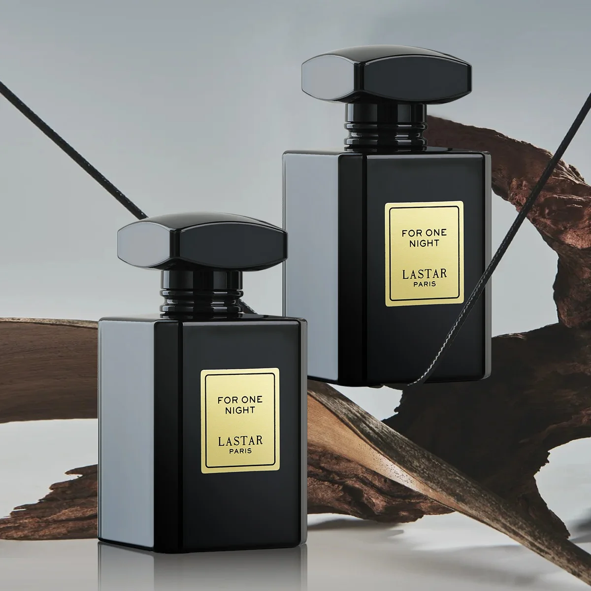 LASTAR 향수 세트, 총 110ml/3.72fl oz 용량의 병 두 개, 시더 우디 향, 오래 지속되는 향기, 남녀공용, 크리스마스 선물