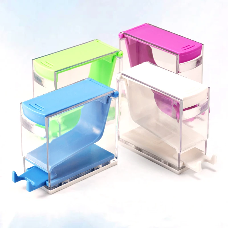 Dental Roll Box Top Press Dust-Proof Oral Clinic Cotton Stick Box Cotton Strip Management Box a Variety Of Colors