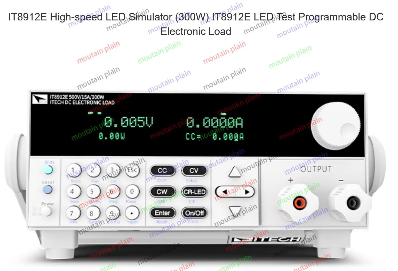 

Test Programmable DC Electronic Load IT8912E LED 500V 15A 300W