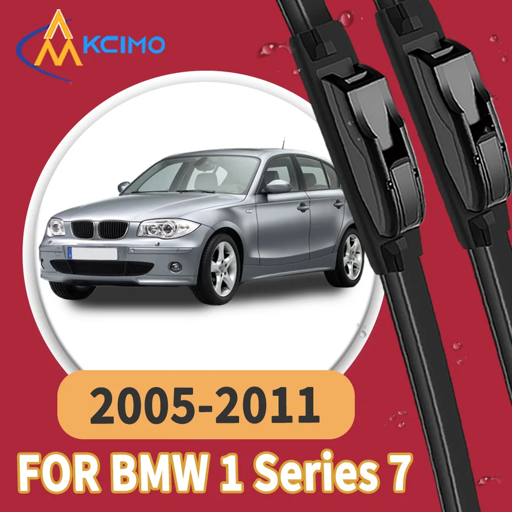 

2pcs High Quality Windscreen Silent Black Car Rain Brush Front Windshield Auto Wipers Perfect Fit for BMW 1 Series 7 2005-2011