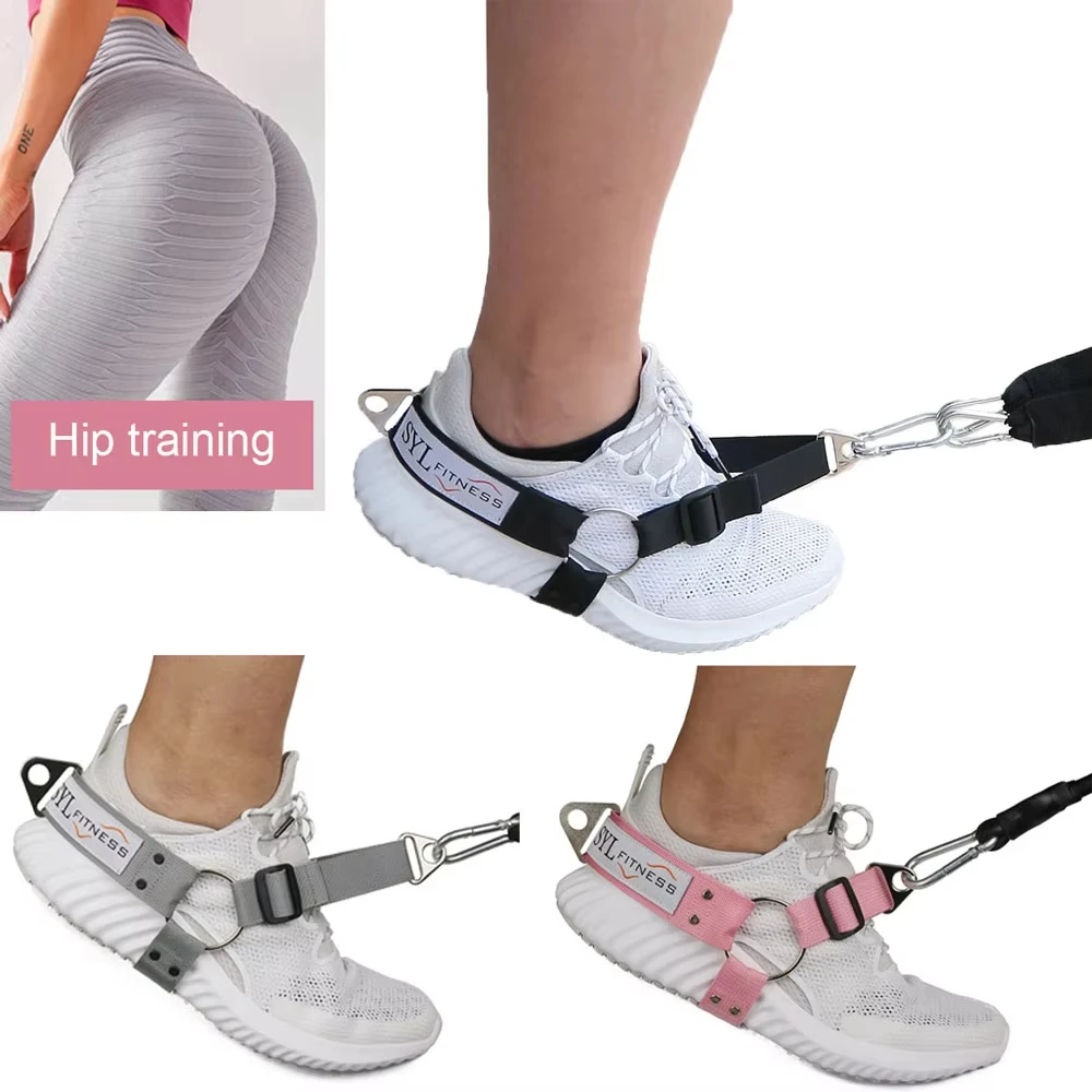 Fitness Attachment Ankle Straps Glute Kickback Leg Exercise Abductors Resistance for Cable Machines Shoe Cover Pull Belt