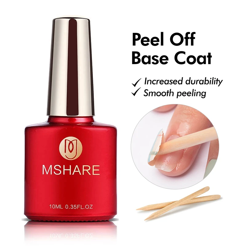 MSHARE Peel Off Base Coat UV Gel 10ml