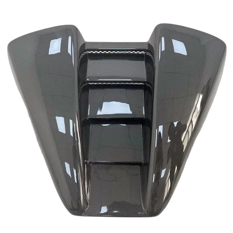 Upgrade To N Style Glossy Black Carbon Car Rear Hood Bonnet Engine Cover For Mclaren 570S 540C