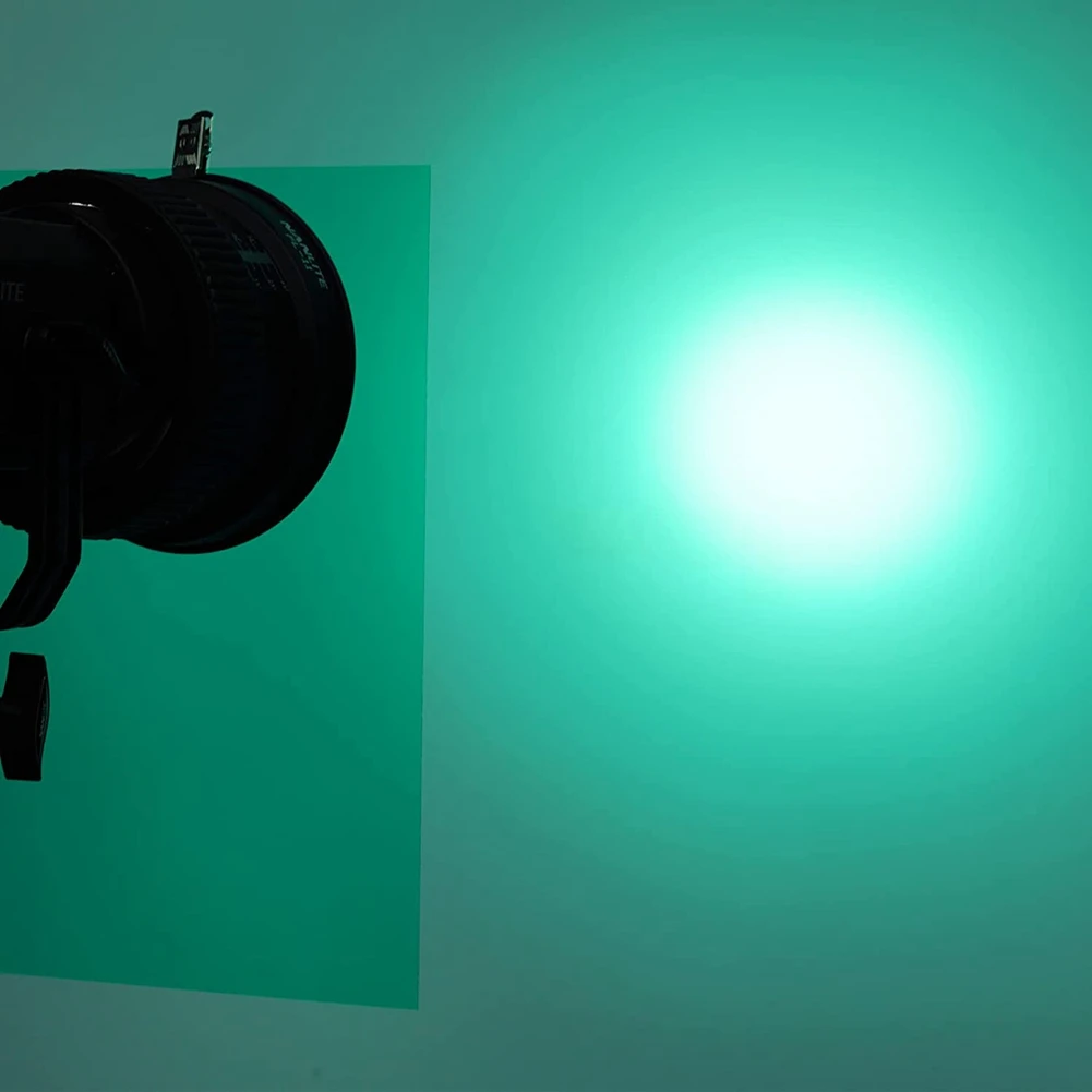 

B03B-9Pcs Color Correction Colored Overlays Film Lighting Gel Filter For Film,Video,Photo,Stage (Green)