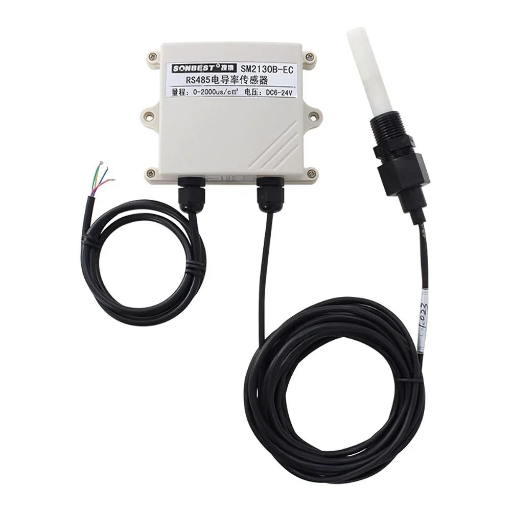 

RS485 0-5V 4-20MA Conductivity Sensor High Precision Liquid Conductivity Transmitter EC Value Sensor Current Voltage Probe