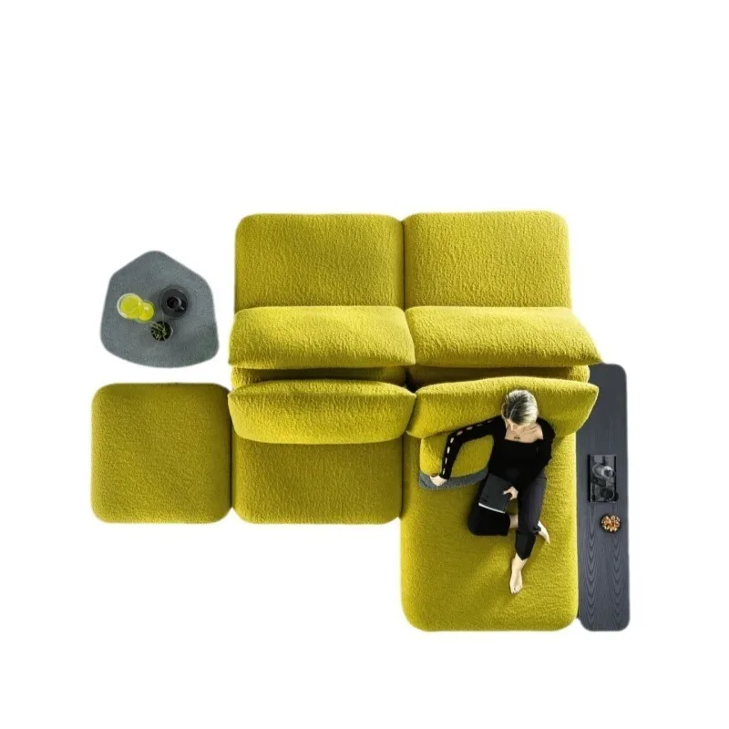 Niche Internet celebrity dopamine single module flexible combination replica double-sided backrest design