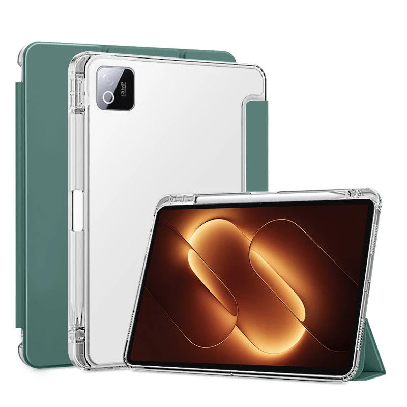 Funda For Xiaomi Pad 9 Pro Max Case with Pencil Holder Soft Back Folding Stand Cover Coque For Xiaomi Mi Pad 9 Pro Max 13.3''