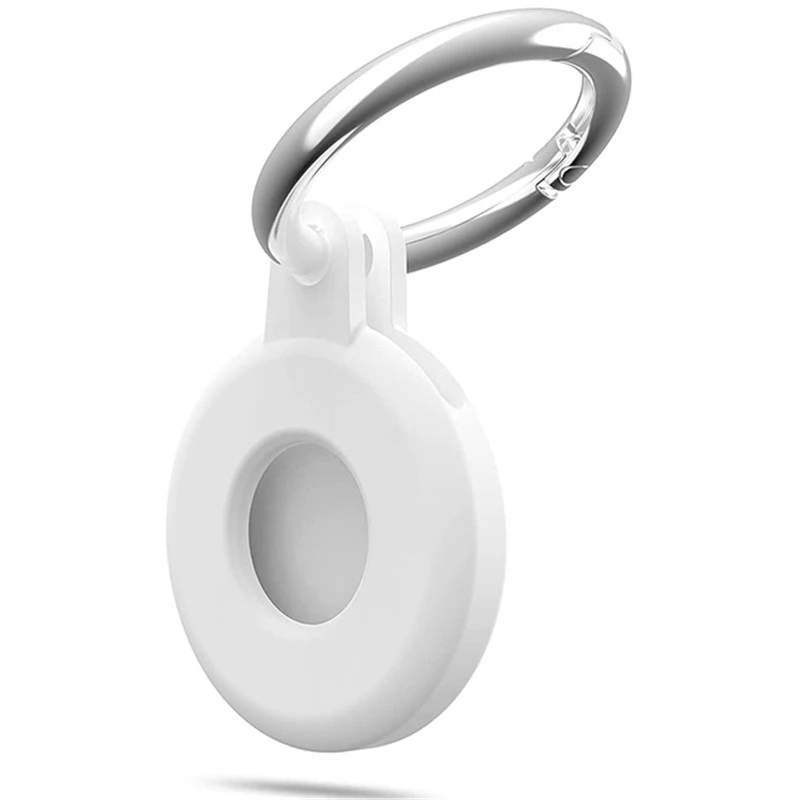 Silicone Case For Apple Airtags Cover Protective Shell Tracker Accessories Anti-scratch Sleeve Keychain For Apple Air Tag Case
