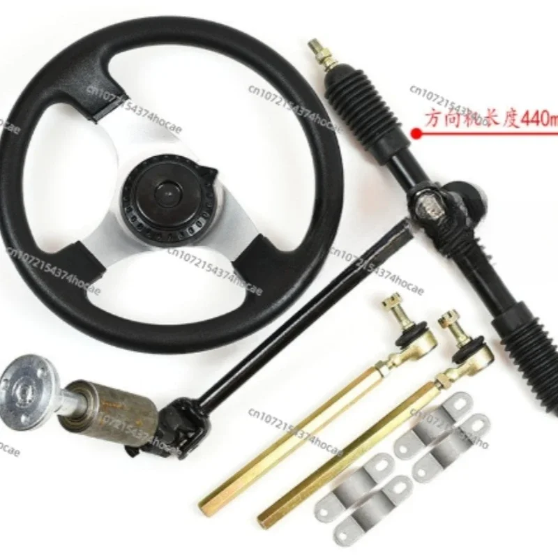 

DIY modification accessories for four-wheel electric vehicles 110CC go-kart steering wheel universal joint steering system