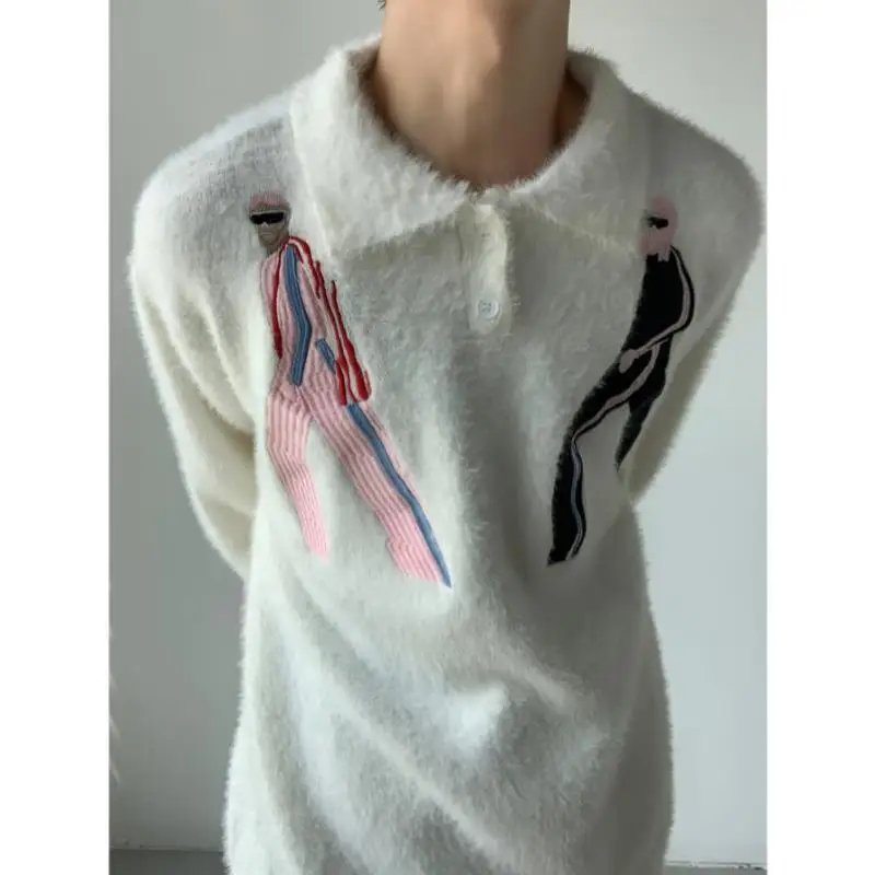 

Men's Knitted Sweater Cross-Border Knwear New Arrival Collar Nine-Sve Thiened Coolmax Fiber Ciwalk Inner Wear