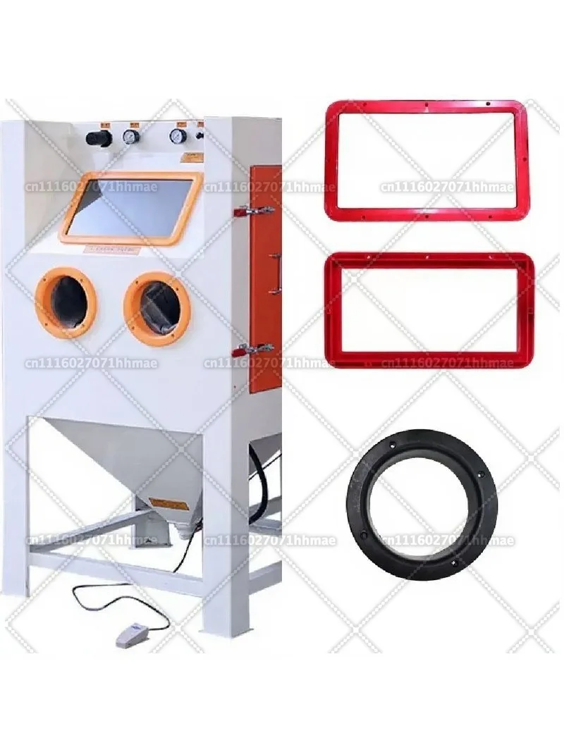Sandblaster Sandblasting Cabinet Machine Glass Window Frame Blasting Gloves Hold O Ring