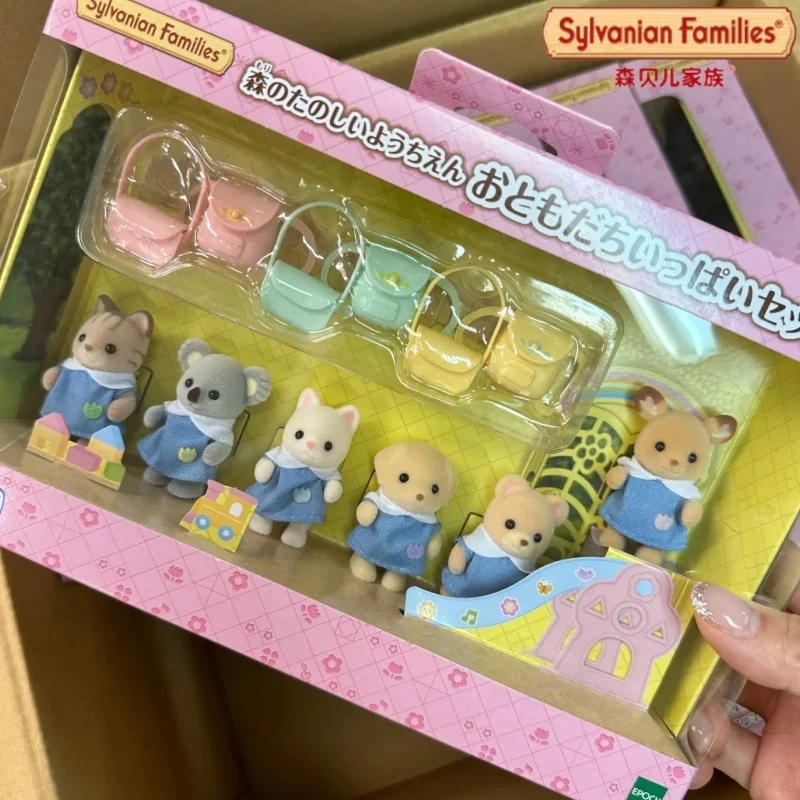 

Sylvanian Families Anime Figure New Series Ternurines Sylvanian Family Collection Cute Baby Doll Room Ornament Birthday Gift Toy