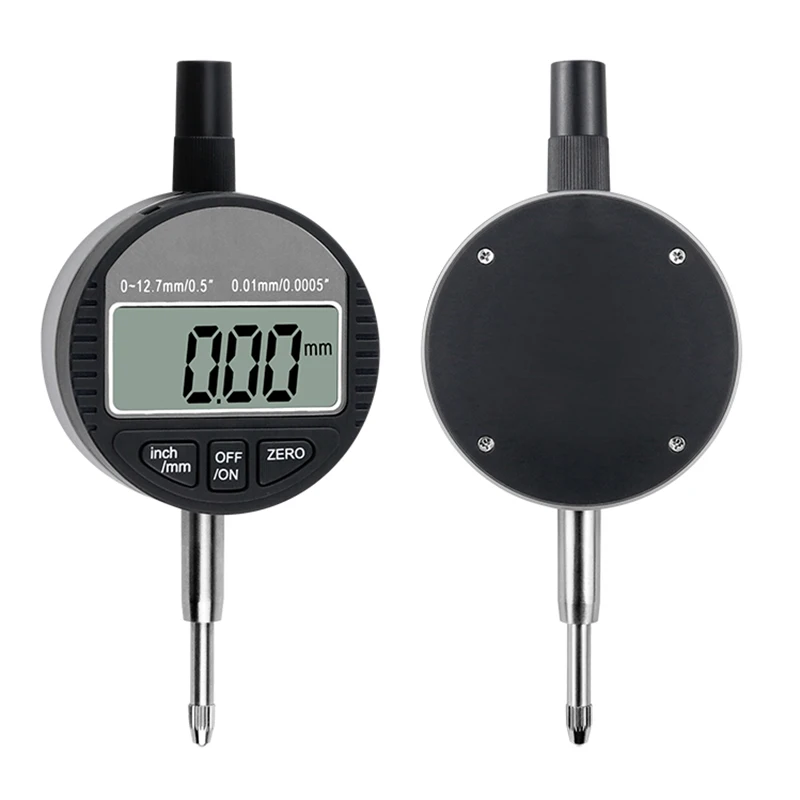 Micrometro elettronico da 0.001mm/0.01mm micrometro digitale da 0.00005 "portata metrica/pollici 0-12.7mm/0.5" indicatore del quadrante