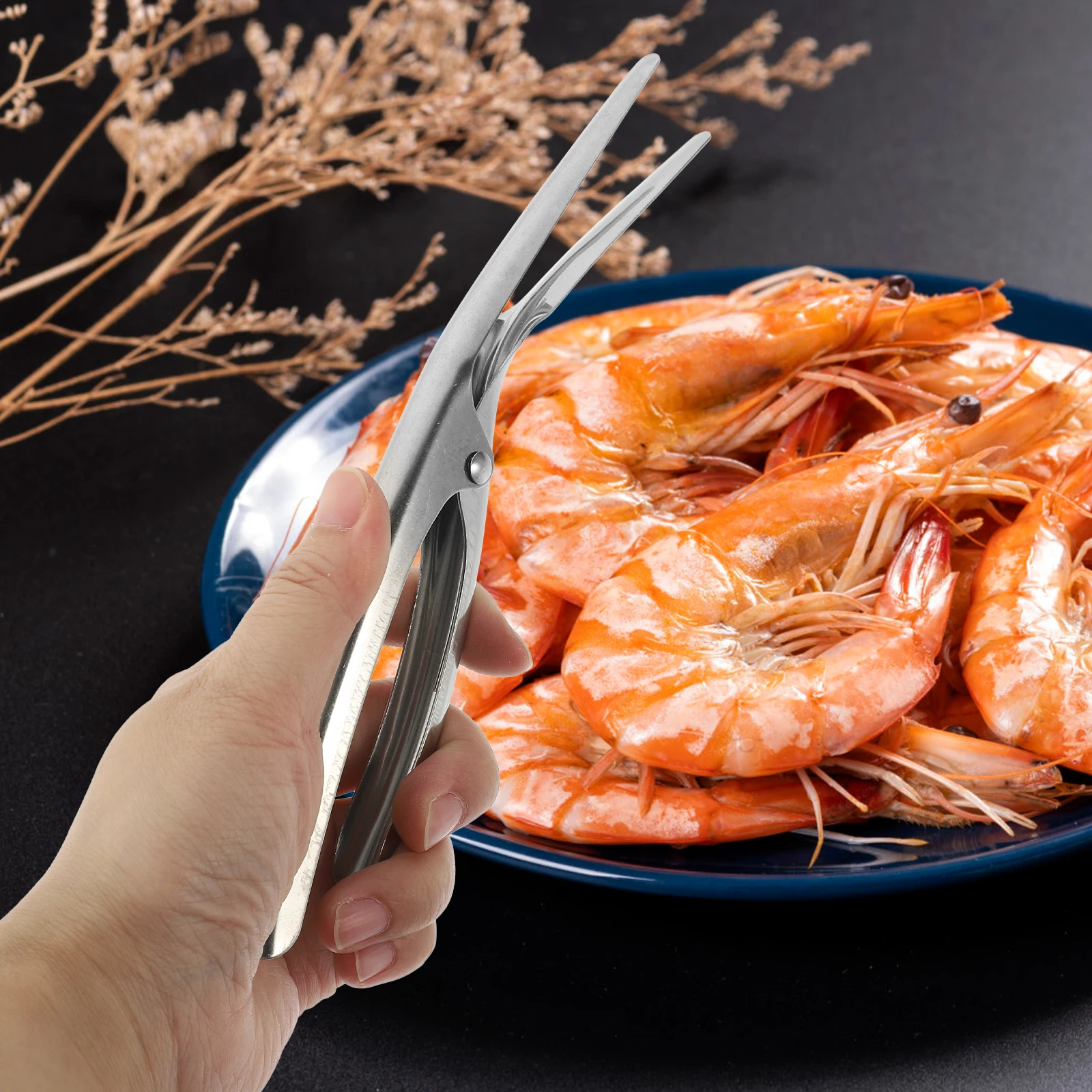 

3pcs Stainless Steel Peeler Tool Kitchen Shrimp Cleaner For Fish Chicken Offal Potato Shrimp Line Remover Cutters