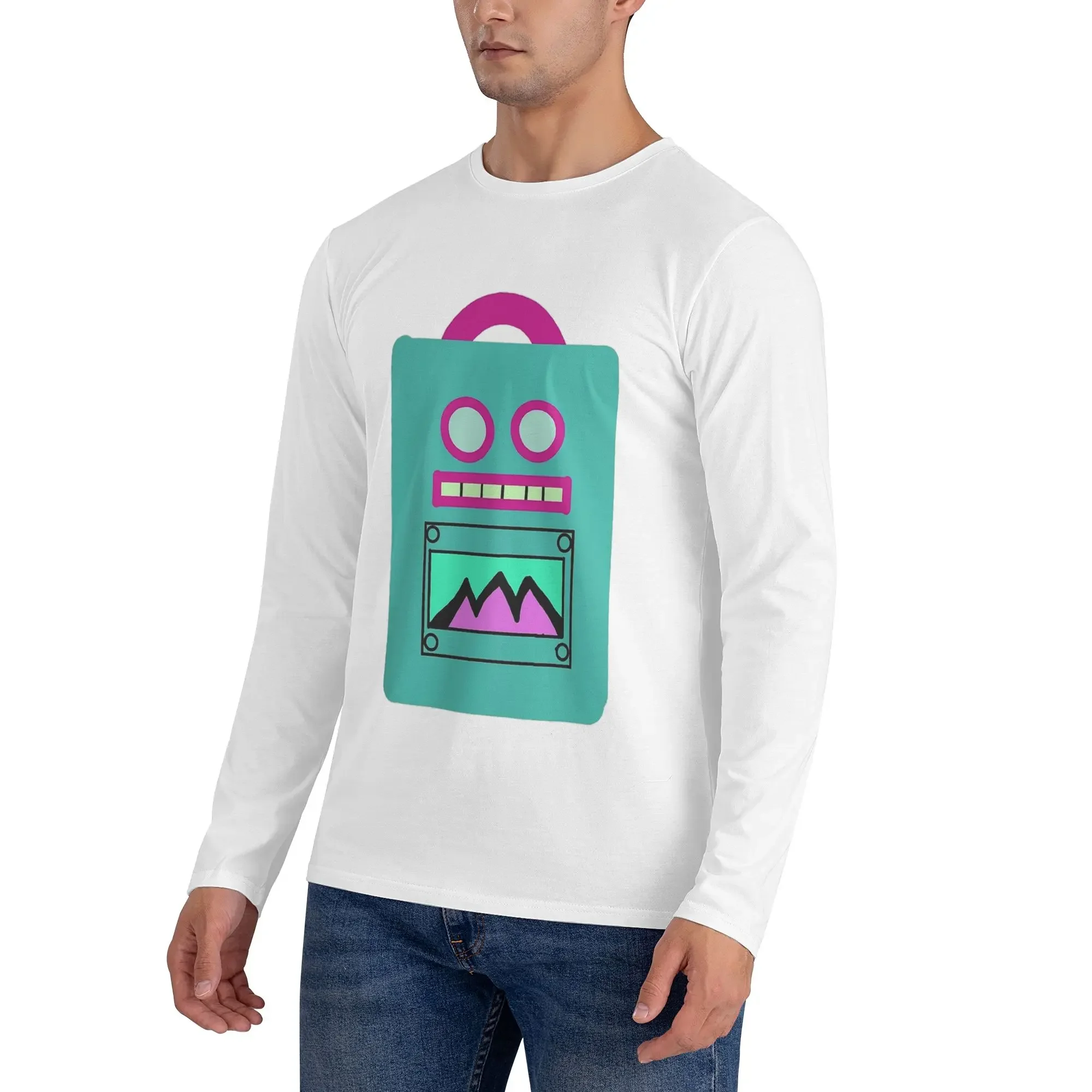 Benson's Backpack Kipo And The Age Of Wonderbeasts Men's Long Sleeved T-shirt Casual Round Neck T shirts Spring Autumn Men tops