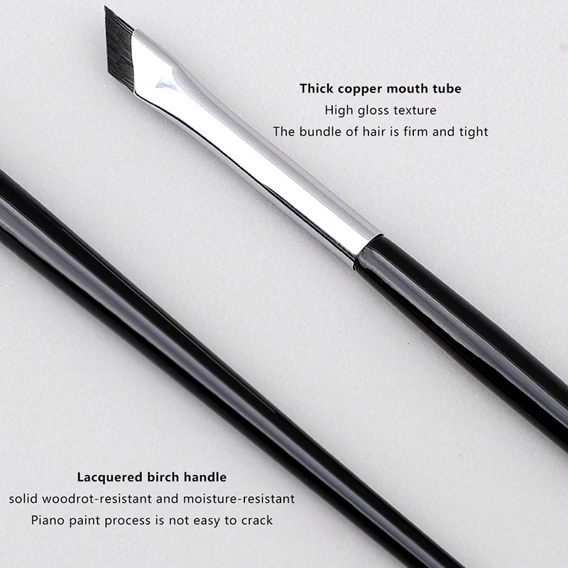 Upgrade Blade Eyeliner Brush Ultra Thin Fine Angle Flat Eyebrow Brush Under The Eyes Place Makeup Brush Precise Detail Brush