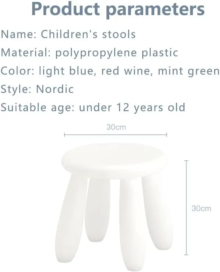 

Kids Step Stool, Kindergarten Study Stools, Lightweight Footstools Are Sturdy And Durable, Very Suitable For Use In The