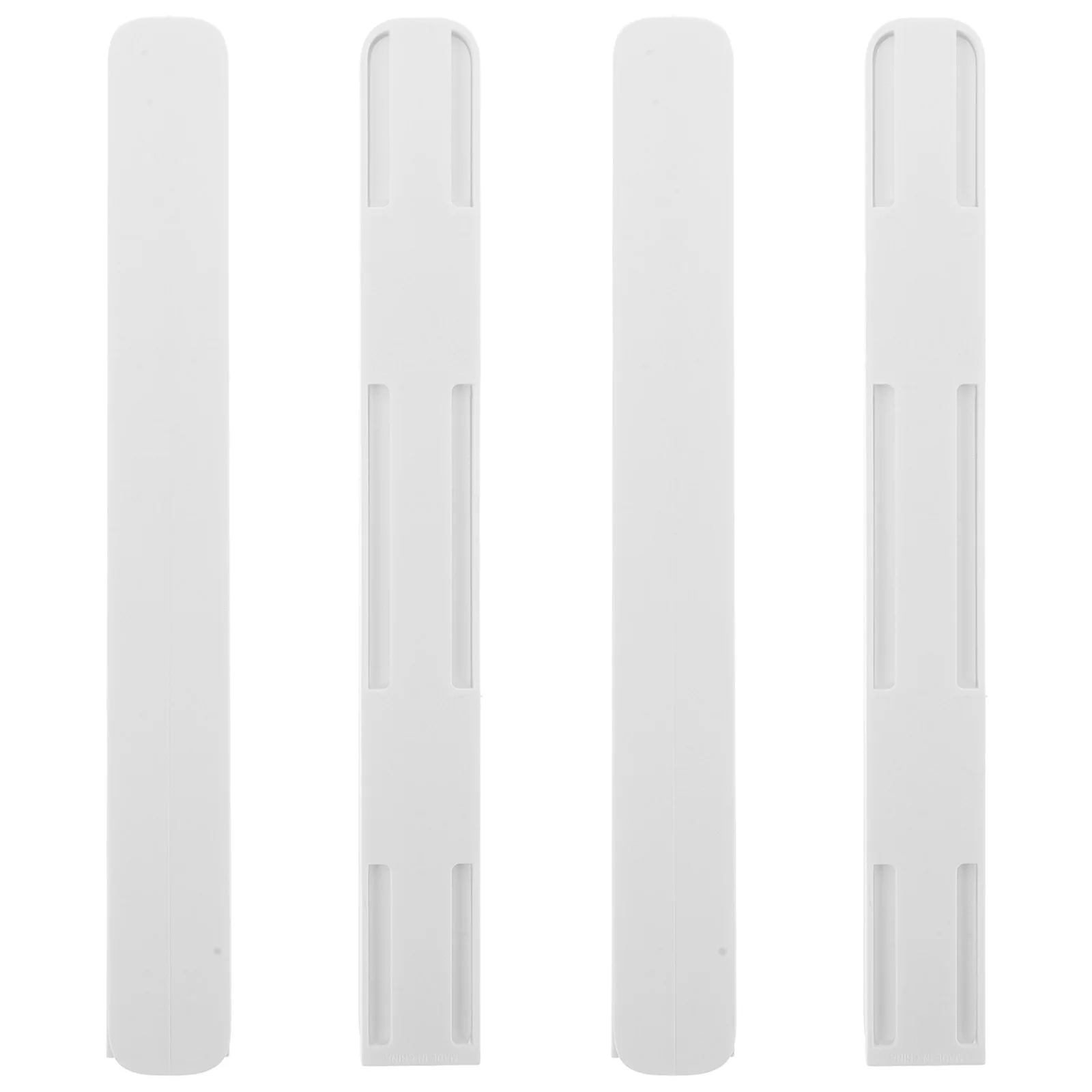 

4Pcs Self-Adhesive Drawer Slide Rail Strong Load Capacity Track Bar for Locker Cabinet Drawer Replacement Use Slide Rail