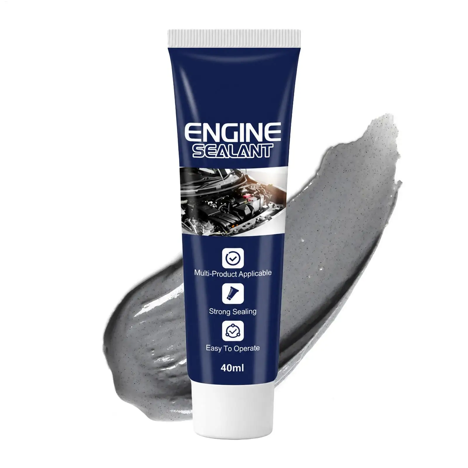 Gasket Sealant 40ml Waterproof Quick Dry Repair Glue Engine Sealant for Car Motorcycle Transmission Differential Valve Cover Oil