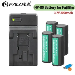 2000mAh NP-80 NP 80 battery for Fujifilm FinePix 1700 4900 1700z 2700 MX-2900 2900z  FinePix 6800 6900 for KODAK DC4800 Zoom R-D