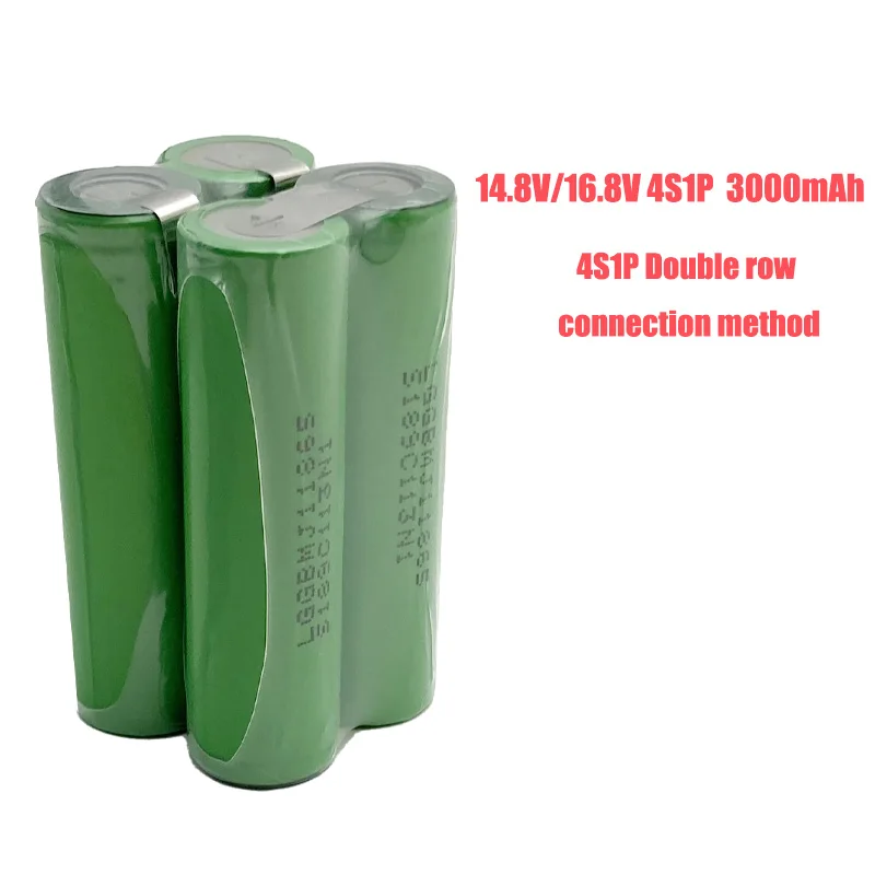 14.8V/16.8V 4S1P 4S2P 4S3P 4S4P tool 18650 3C power battery , assembleable for toys electric drill Water gun, mobile fan,etc